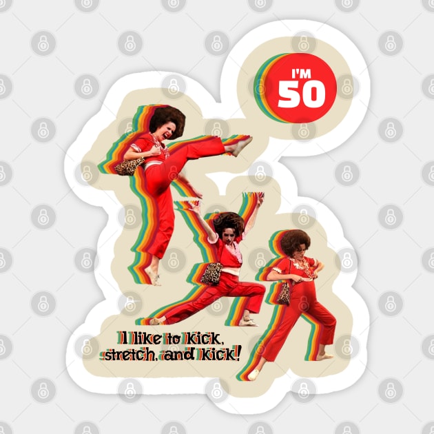 im 50 - sally omalley im 50 Sticker by gulymaiden
